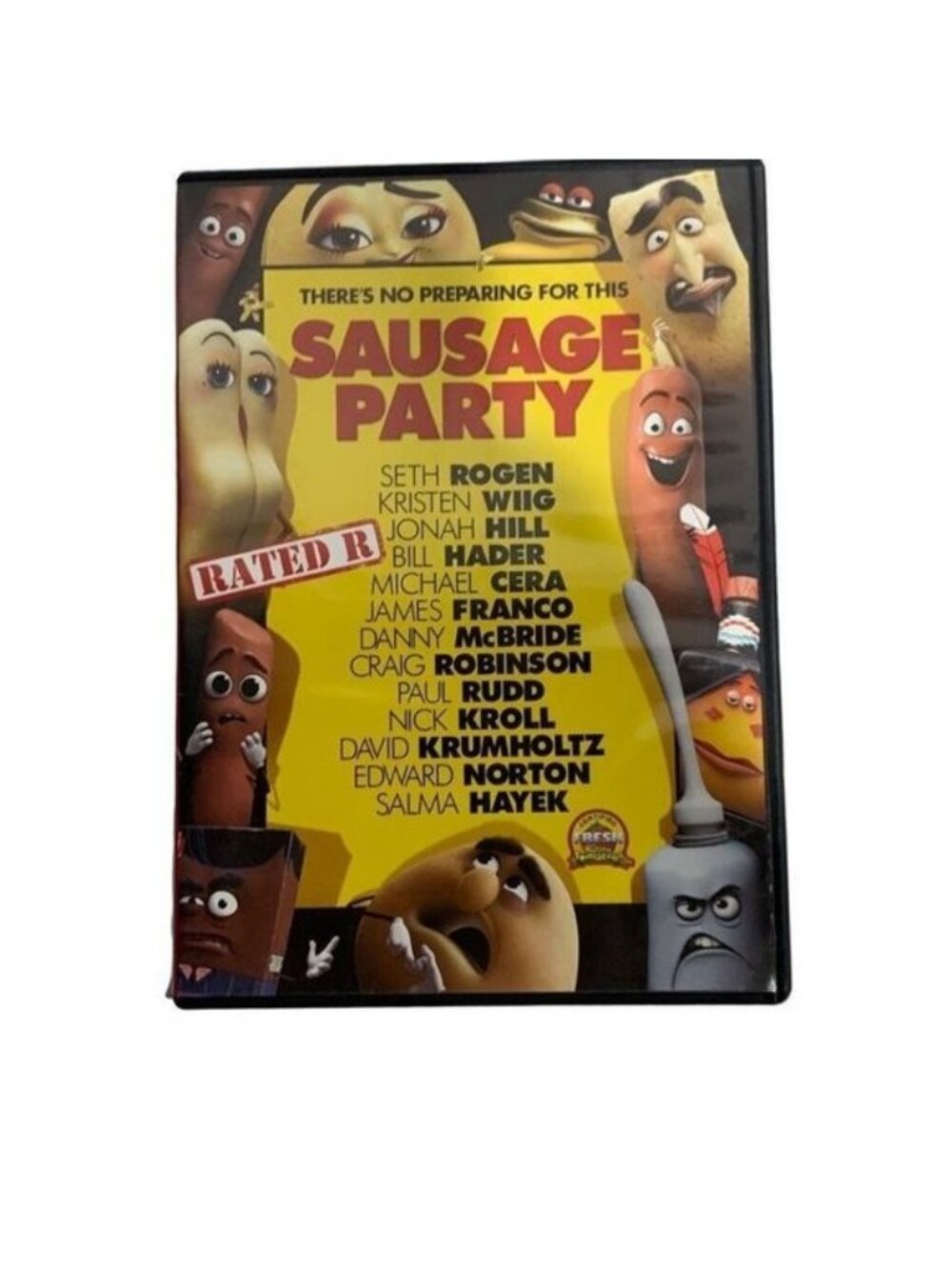 Sausage Party Movie R Rated Seth Rogen Kristen Wiig Sony DVD Comedy Animated